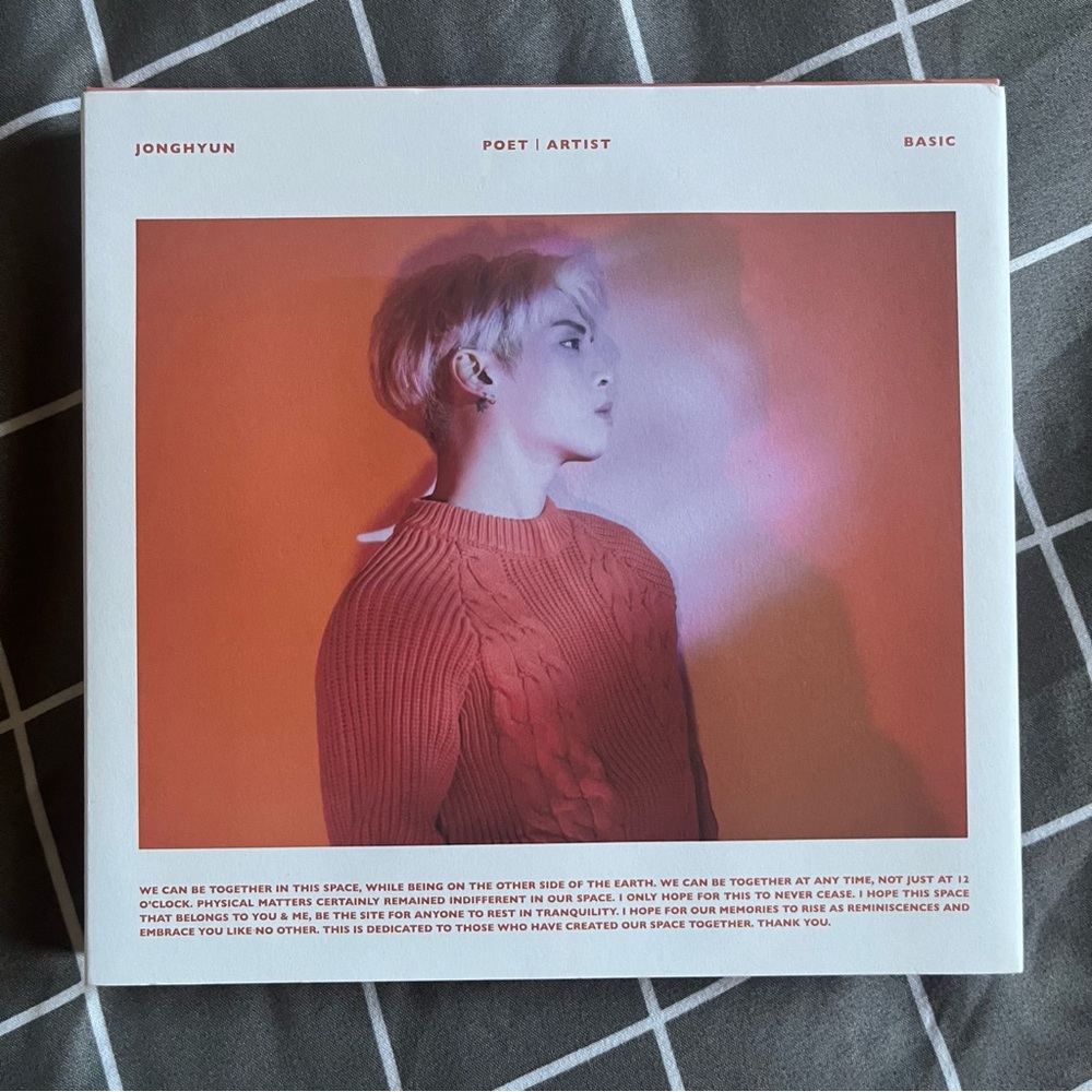 Jonghyun Poet Artist Album